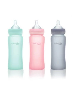 Everyday Baby SALE Glass Bottle 300 Ml - Silicone Coated