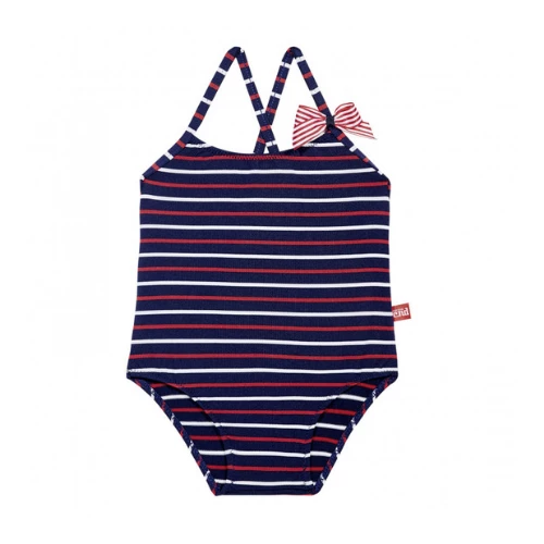 Condor SUMMER TIME Swimsuit - Stripes Club Navy Blue