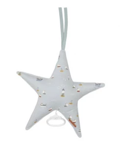 Little Dutch Star-shaped Music Box Sailors Bay Blue Baby Essentials