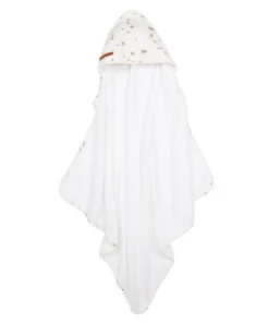 Little Dutch Bathing & Skincare Hooded Towel Sailors Bay White