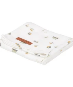 Little Dutch Swaddle 120 X 120 Sailors Bay White CARE