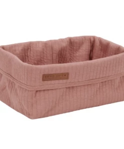 Little Dutch ON THE MOVE Storage Basket Large Pure Pink Blush