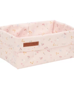 Little Dutch ON THE MOVE Storage Basket Large Little Pink Flowers