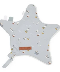 Little Dutch Cuddle Cloth Star Sailors Bay Blue Soft Toys & Comforters