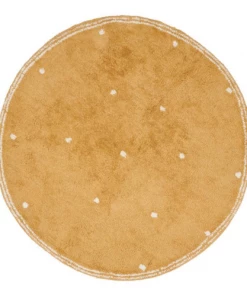 Little Dutch Rug Pure Ochre Dot - Diameter 110 Cm