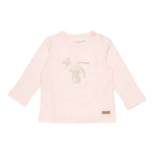 Little Dutch T-shirt Long Sleeves Bunny Butterfly Pink