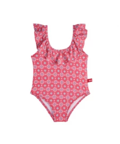 Condor NEW IN Colourful Tie Swimsuit With Flounce Neckline