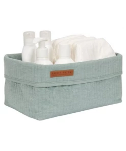 Little Dutch Storage Basket L - Pure Mint ON THE MOVE