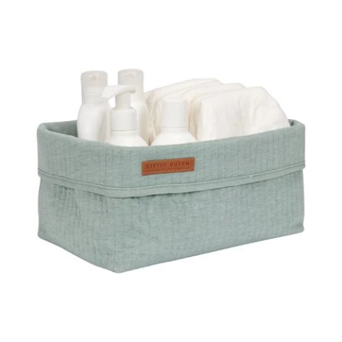 Little Dutch Storage Basket L - Pure Mint ON THE MOVE