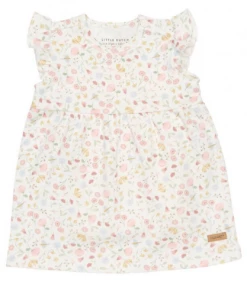 Little Dutch NEW IN Dress Sleeveless Ruffles Flowers & Butterflies