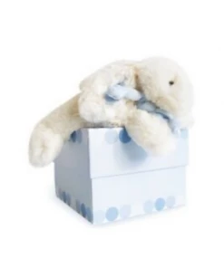 Doudou Et Compagnie Lapin BonBon - Small - Blue – DC1238 PLAY