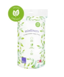 Bambino Mio Biodegradable Nappy Liners 100 Pieces - Mio Liners Baby Essentials