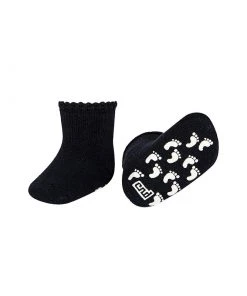 Condor Baby Non-Slip Terry Socks With Patterned Cuff - Blue WEAR