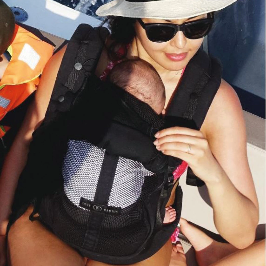 Love Radius ON THE MOVE PhysioCarrier - Black/pocket Black - LR