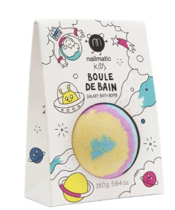 Nailmatic Bath Ball - Galaxy - Blue, Yellow & Pink Bathing & Skincare