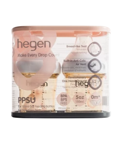 HEGEN PCTO™ 150ML/5OZ FEEDING BOTTLE PPSU, 2-PACK