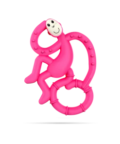 Matchstick Monkey Teething Toys Mini Monkey Teether - Pink