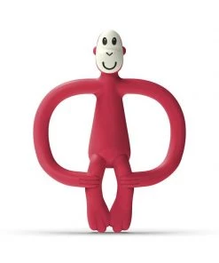 Matchstick Monkey Teething Toys Monkey Teether - Red