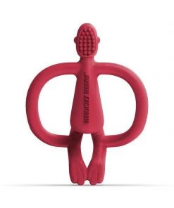 Matchstick Monkey Teething Toys Monkey Teether - Red