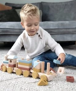 Little Dutch PLAY Stacking Train Pure & Nature - LD