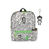Zip&Zoe Backpack - Dino Black & White - 3+Age