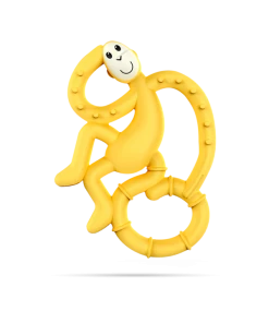 Matchstick Monkey Mini Monkey Teether - Yellow