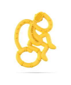 Matchstick Monkey Mini Monkey Teether - Yellow